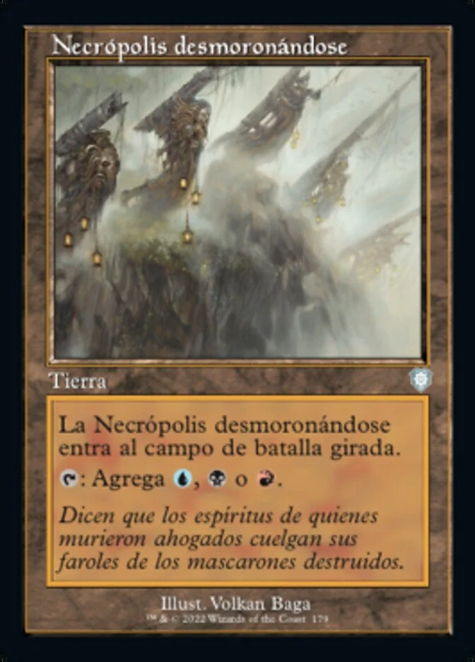 Necrópolis desmoronándose (The Brothers' War Commander) - Magic: The Gathering in TCG Land México