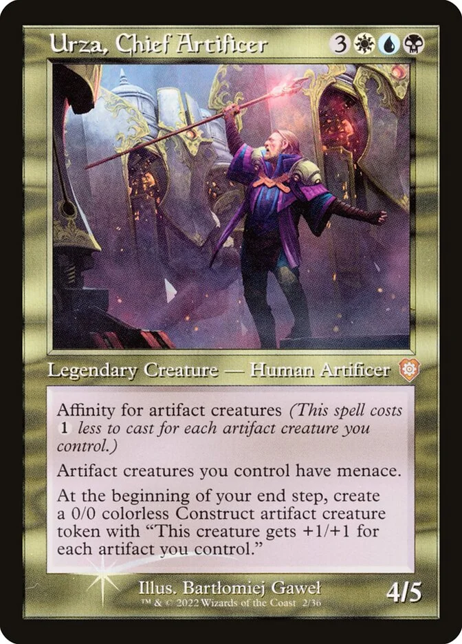 Urza, Chief Artificer (The Brothers' War Commander) - Magic: The Gathering in TCG Land