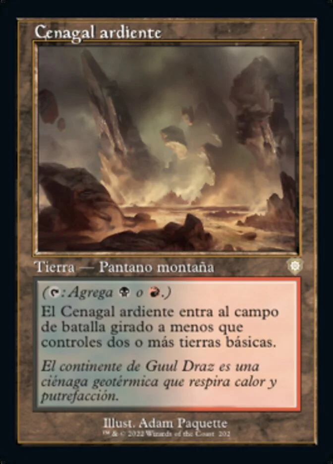 Cenagal ardiente (The Brothers' War Commander) - Magic: The Gathering in TCG Land México