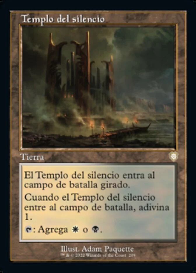 Templo del silencio (The Brothers' War Commander) - Magic: The Gathering in TCG Land México