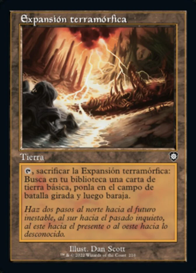 Expansión terramórfica (The Brothers' War Commander) - Magic: The Gathering in TCG Land México