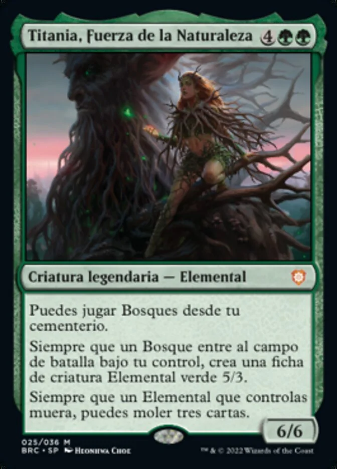 Titania, Fuerza de la Naturaleza (The Brothers' War Commander) - Magic: The Gathering in TCG Land México