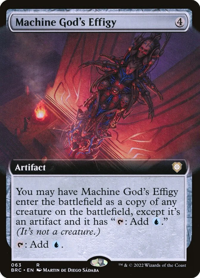 Machine God's Effigy (The Brothers' War Commander) - Magic: The Gathering in TCG Land