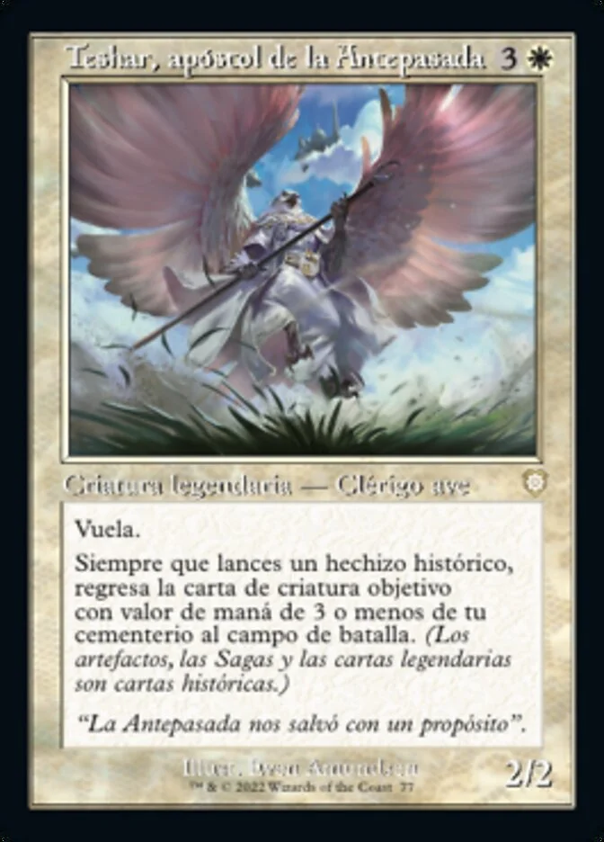 Teshar, apóstol de la Antepasada (The Brothers' War Commander) - Magic: The Gathering in TCG Land México