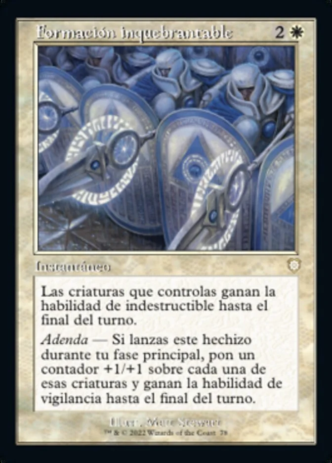 Formación inquebrantable (The Brothers' War Commander) - Magic: The Gathering in TCG Land México