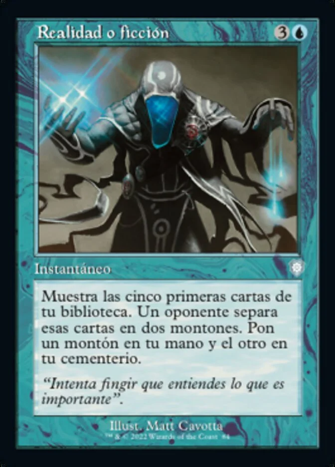 Realidad o ficción (The Brothers' War Commander) - Magic: The Gathering in TCG Land México