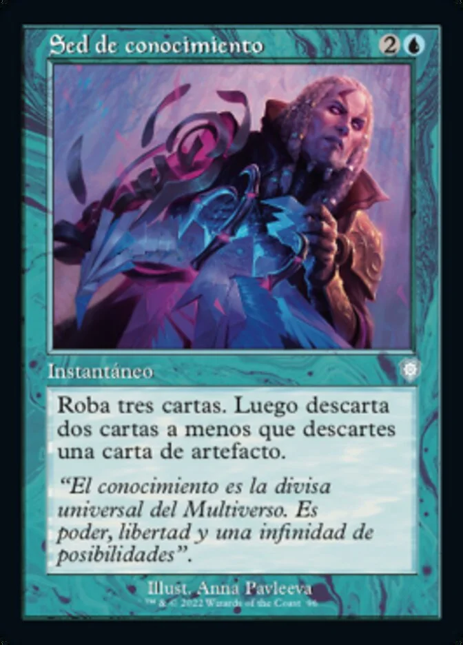 Sed de conocimiento (The Brothers' War Commander) - Magic: The Gathering in TCG Land México