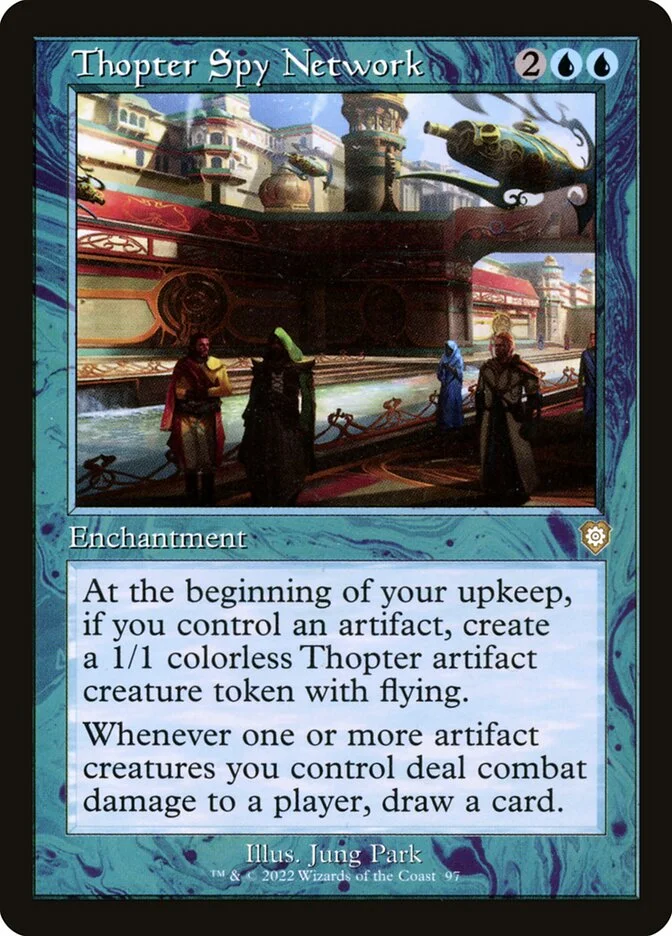 Thopter Spy Network (The Brothers' War Commander) - Magic: The Gathering in TCG Land