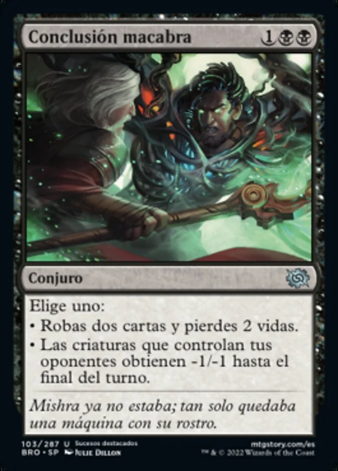 Conclusión macabra (The Brothers' War) - Magic: The Gathering in TCG Land México