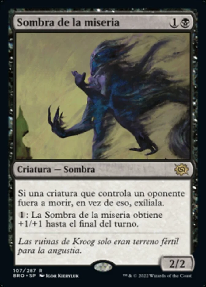 Sombra de la miseria (The Brothers' War) - Magic: The Gathering in TCG Land México