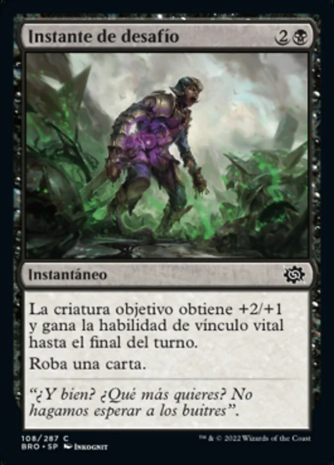 Instante de desafío (The Brothers' War) - Magic: The Gathering in TCG Land México