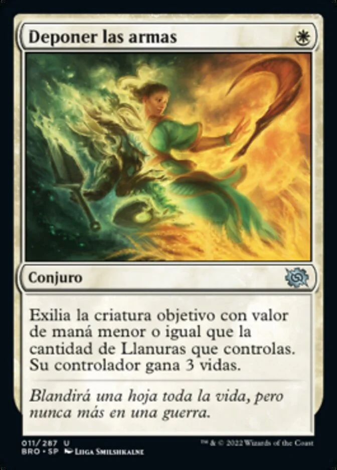 Deponer las armas (The Brothers' War) - Magic: The Gathering in TCG Land México