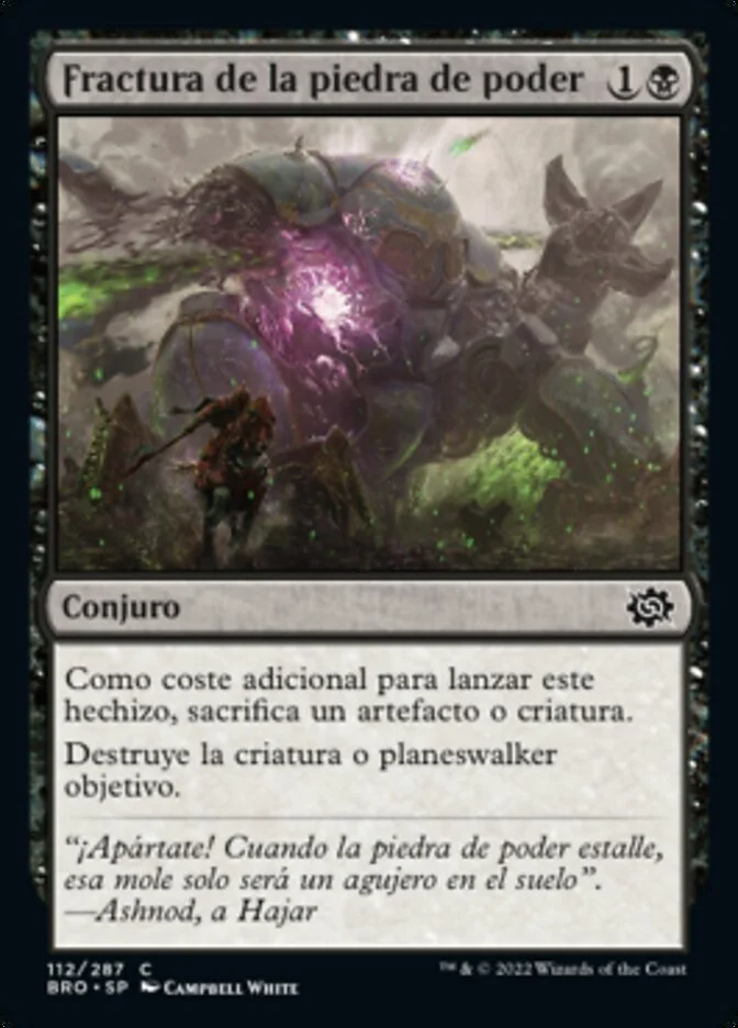 Fractura de la piedra de poder (The Brothers' War) - Magic: The Gathering in TCG Land México