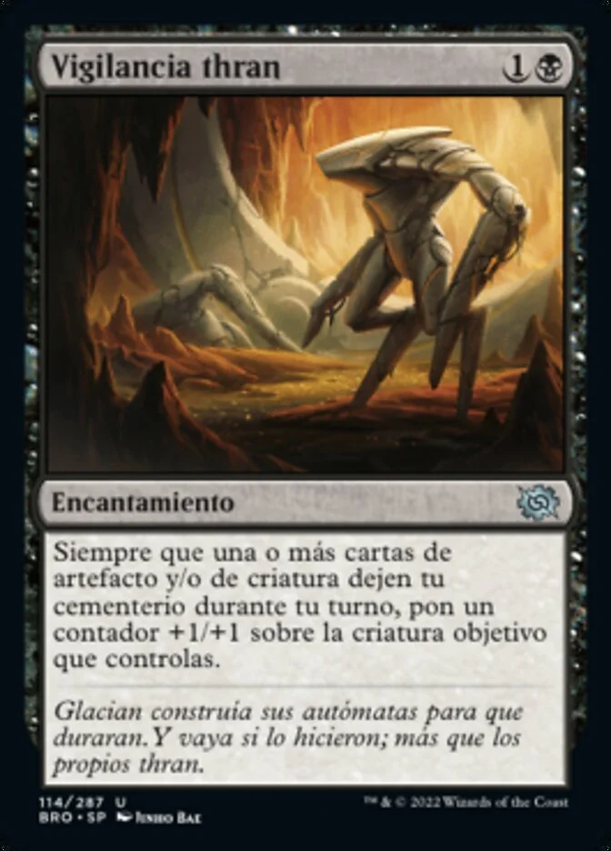 Vigilancia thran (The Brothers' War) - Magic: The Gathering in TCG Land México