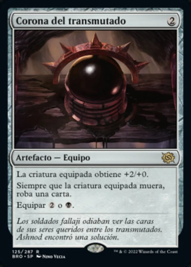 Corona del transmutado (The Brothers' War) - Magic: The Gathering in TCG Land México