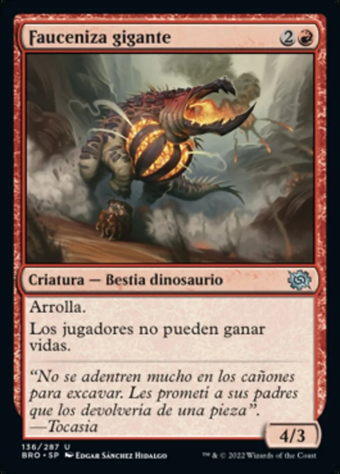 Fauceniza gigante (The Brothers' War) - Magic: The Gathering in TCG Land México