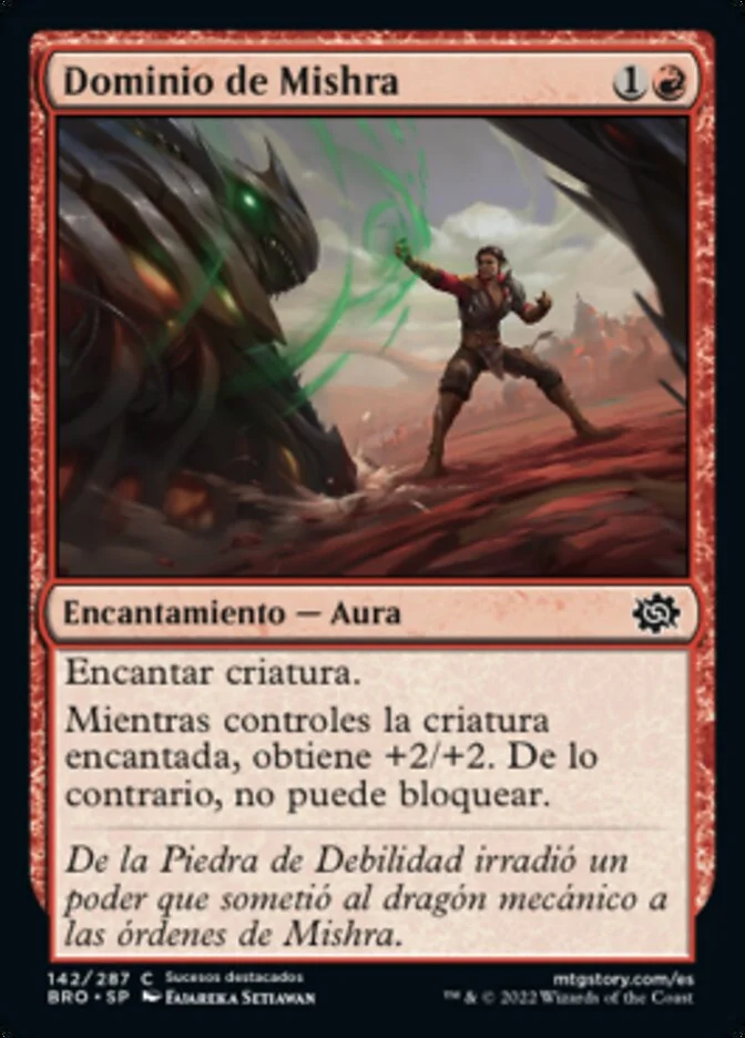 Dominio de Mishra (The Brothers' War) - Magic: The Gathering in TCG Land México