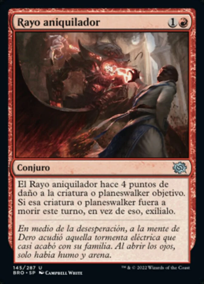 Rayo aniquilador (The Brothers' War) - Magic: The Gathering in TCG Land México