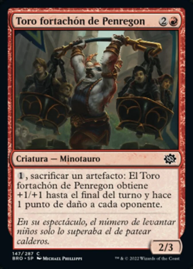 Toro fortachón de Penregon (The Brothers' War) - Magic: The Gathering in TCG Land México