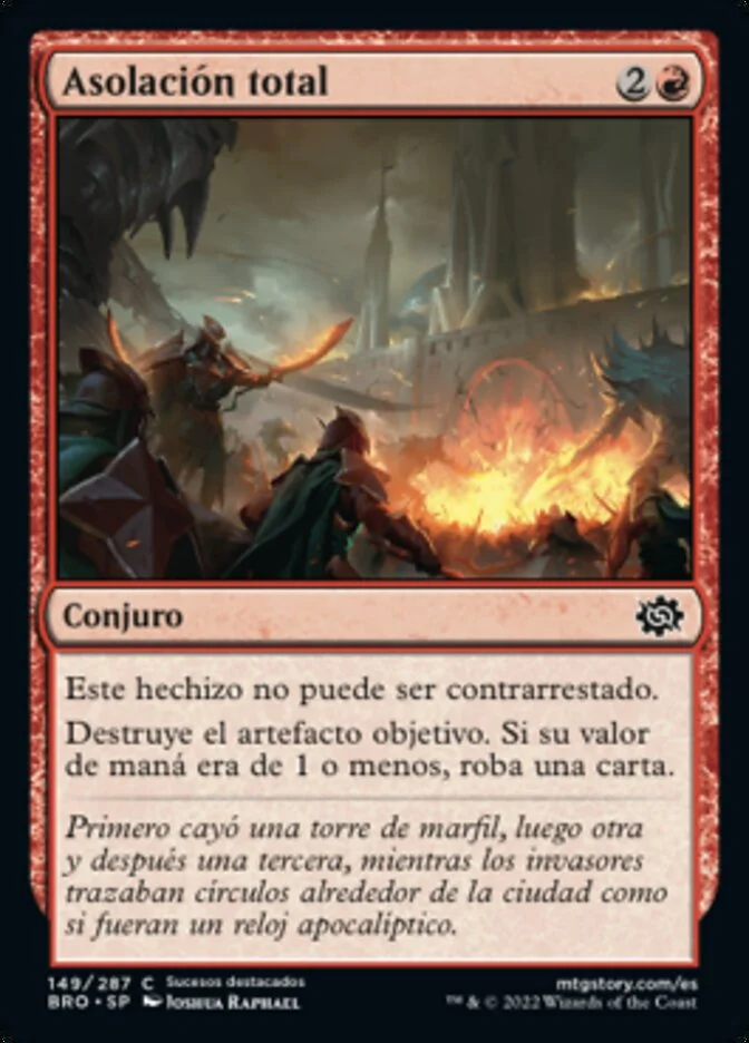 Asolación total (The Brothers' War) - Magic: The Gathering in TCG Land México