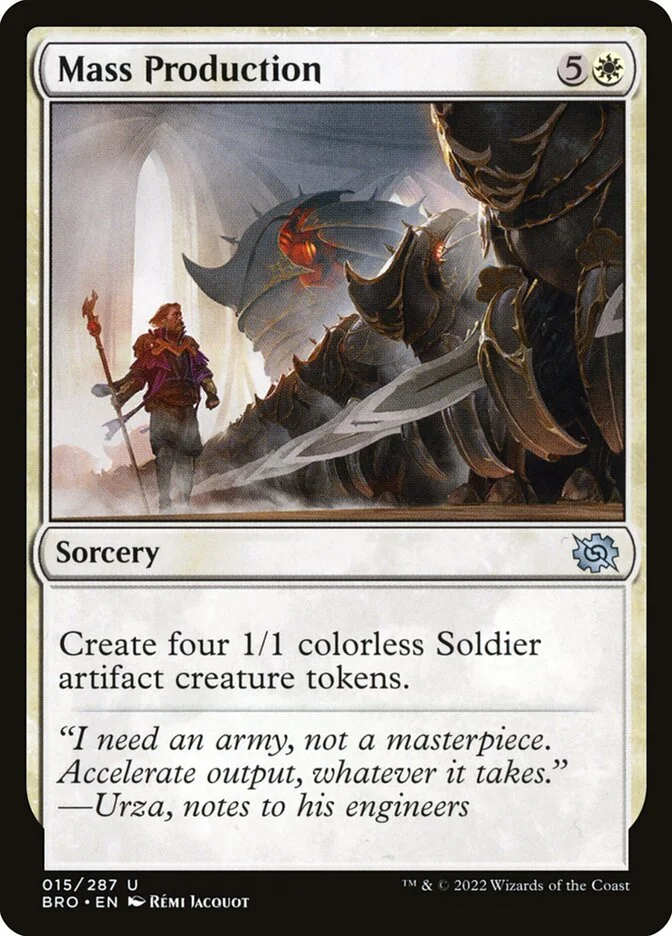 Mass Production (The Brothers' War) - Magic: The Gathering in TCG Land