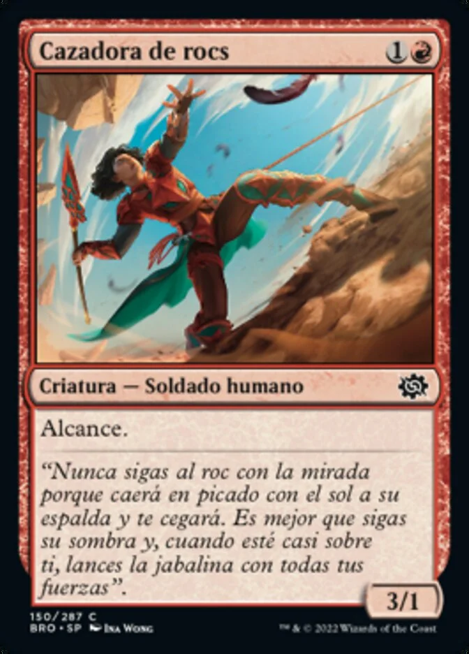 Cazadora de rocs (The Brothers' War) - Magic: The Gathering in TCG Land México