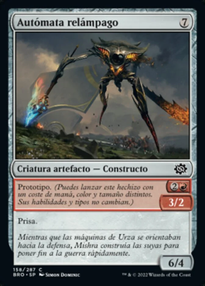 Autómata relámpago (The Brothers' War) - Magic: The Gathering in TCG Land México