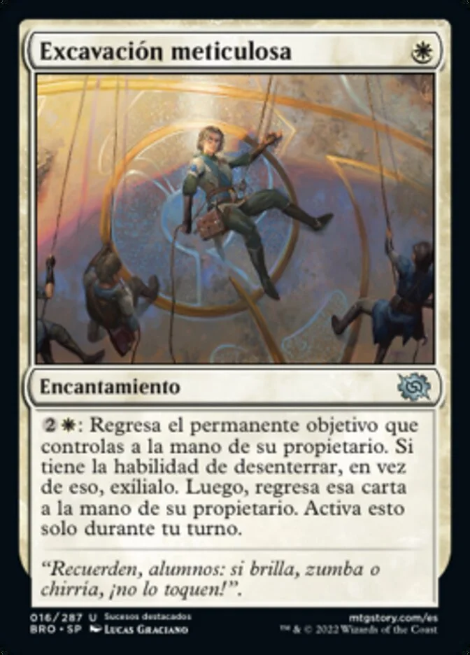 Excavación meticulosa (The Brothers' War) - Magic: The Gathering in TCG Land México