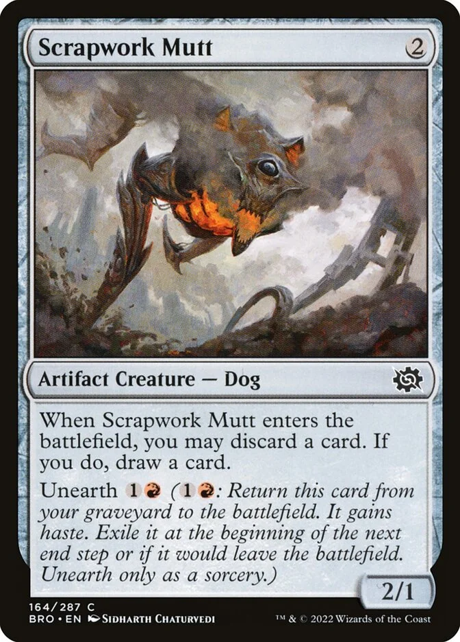 Scrapwork Mutt (The Brothers' War) - Magic: The Gathering in TCG Land