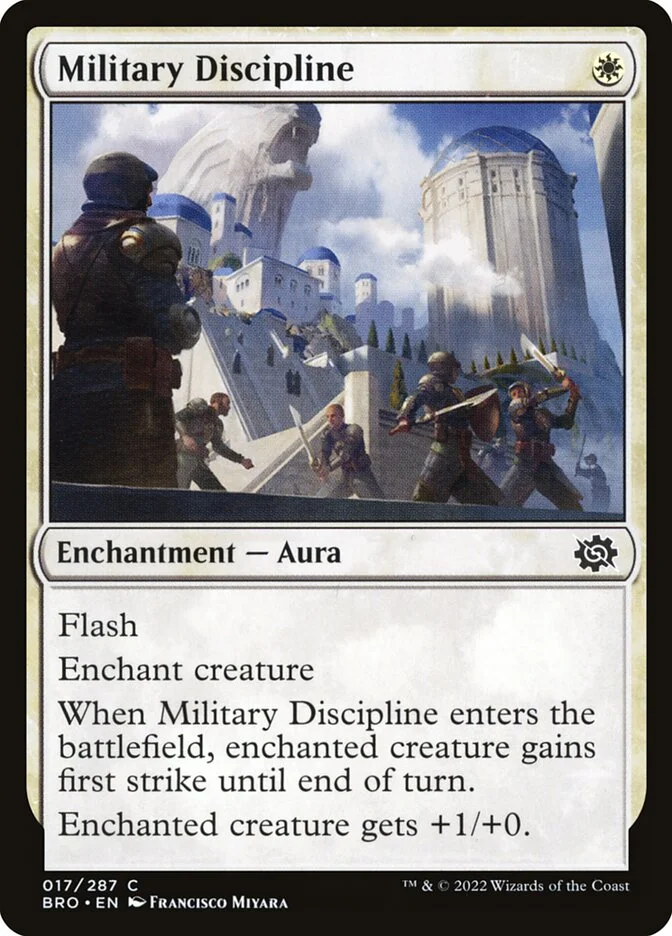 Military Discipline (The Brothers' War) - Magic: The Gathering in TCG Land