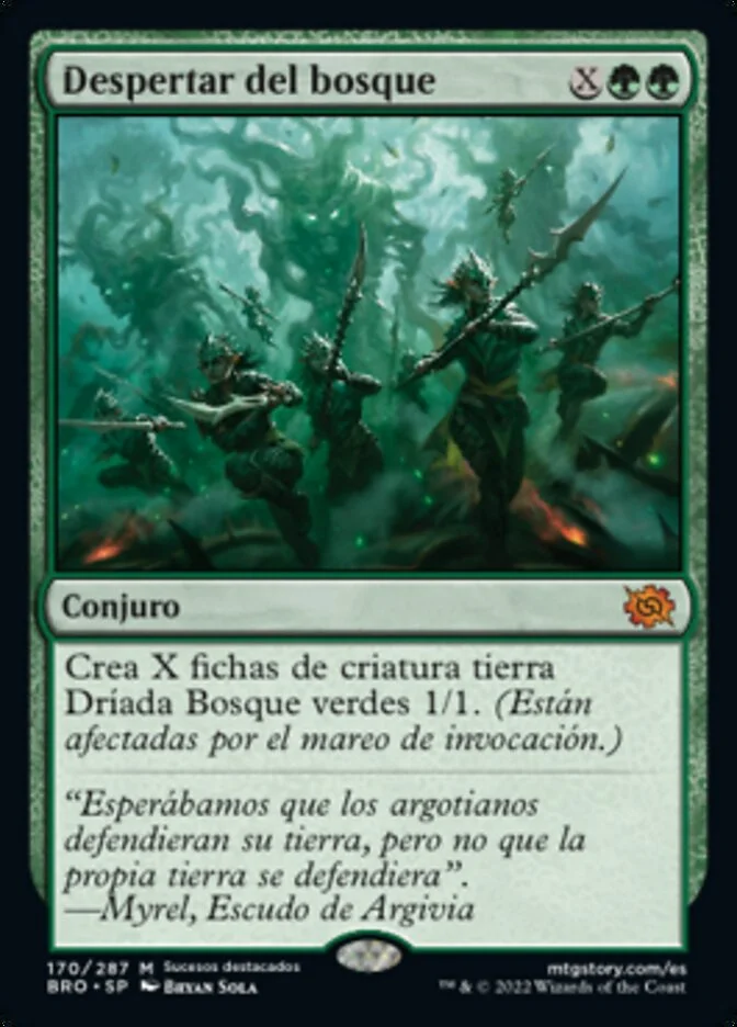 Despertar del bosque (The Brothers' War) - Magic: The Gathering in TCG Land México