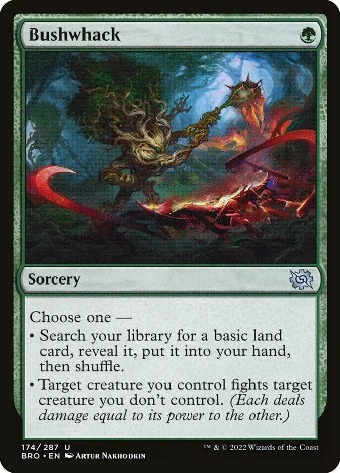 Bushwhack (The Brothers' War) - Magic: The Gathering in TCG Land