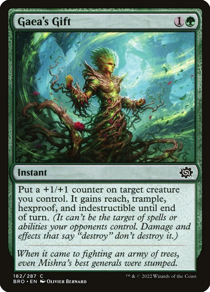 Gaea's Gift (The Brothers' War) - Magic: The Gathering in TCG Land