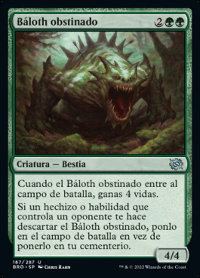 Báloth obstinado (The Brothers' War) - Magic: The Gathering in TCG Land