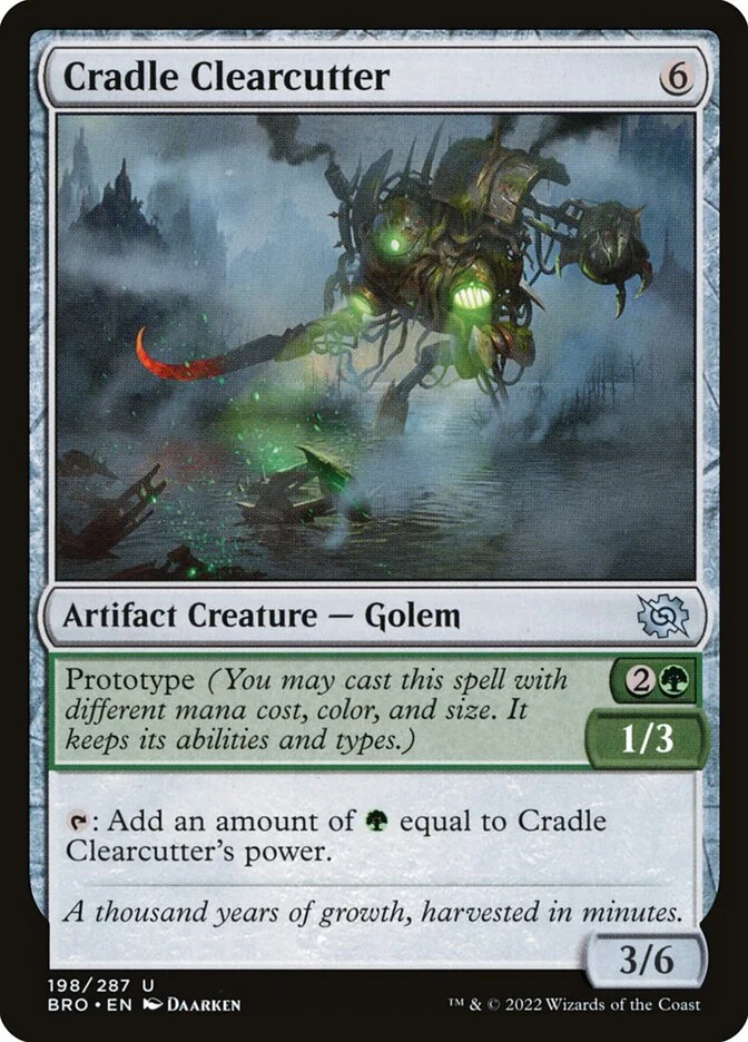 Cradle Clearcutter (The Brothers' War) - Magic: The Gathering in TCG Land