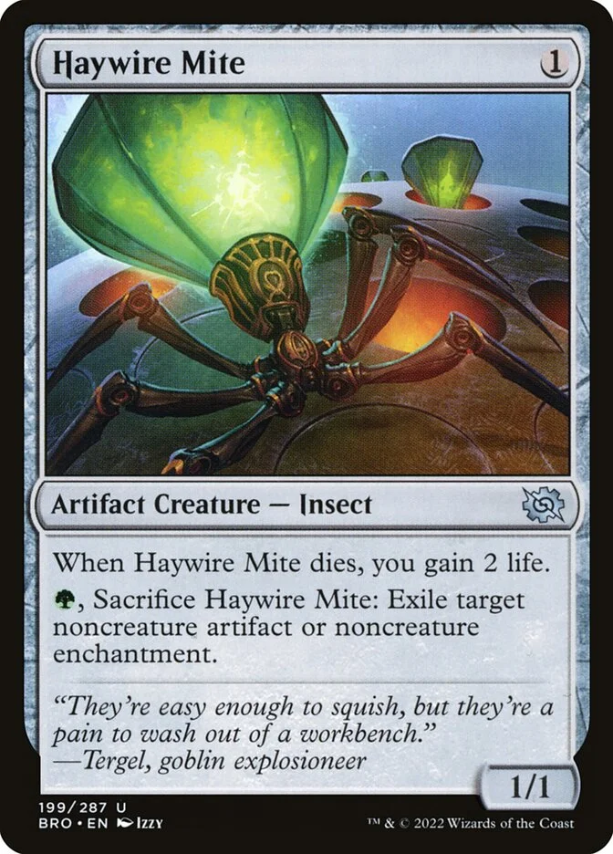 Haywire Mite (The Brothers' War) - Magic: The Gathering in TCG Land