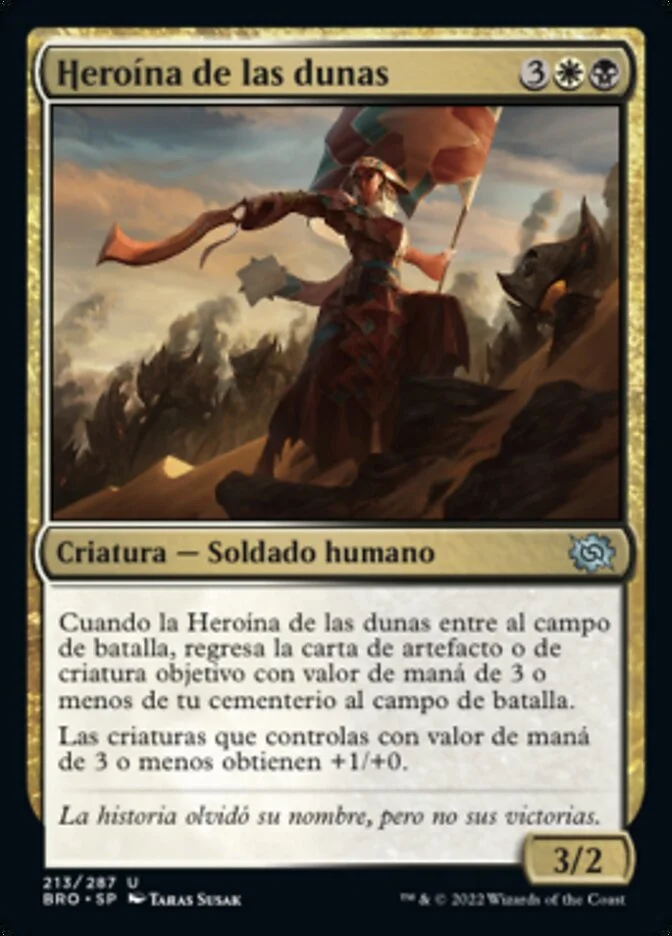 Heroína de las dunas (The Brothers' War) - Magic: The Gathering in TCG Land México