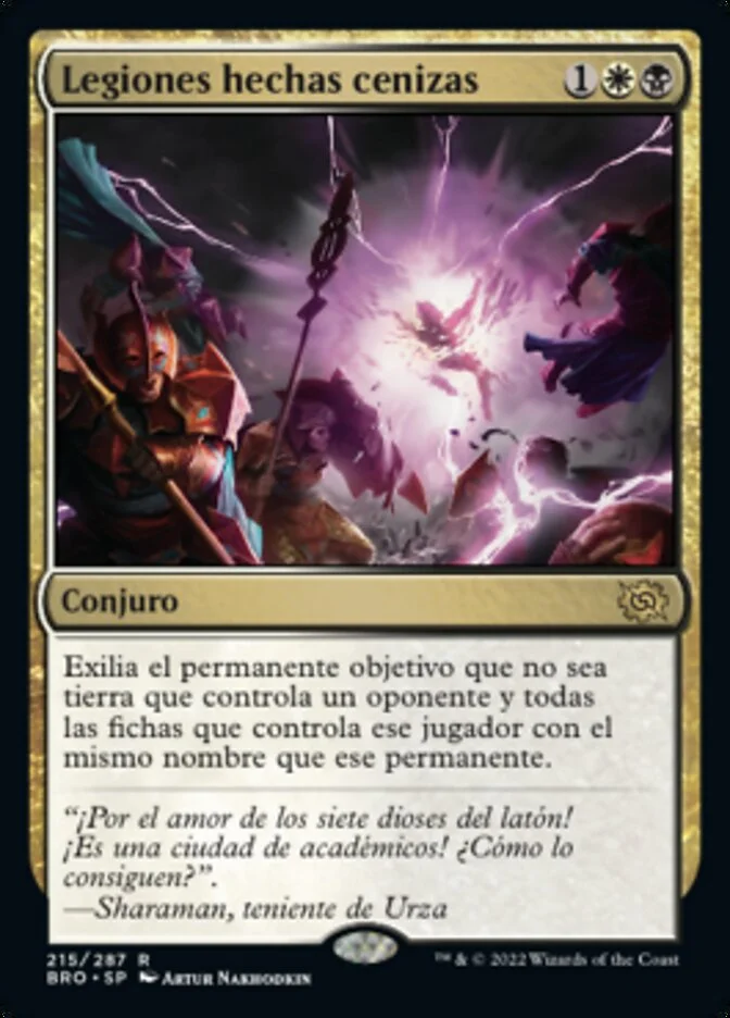 Legiones hechas cenizas (The Brothers' War) - Magic: The Gathering in TCG Land México