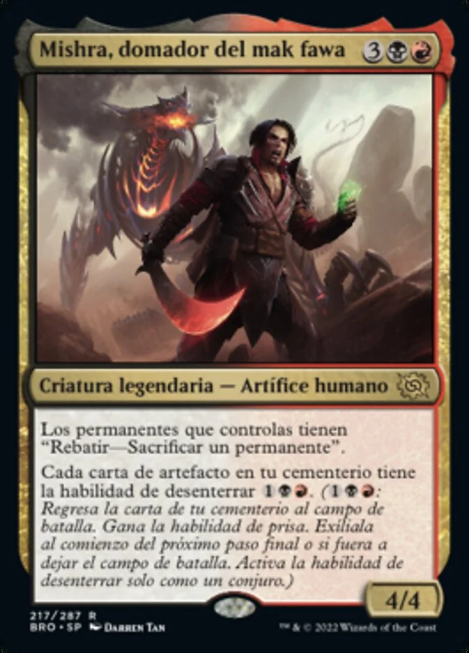 Mishra, domador del mak fawa (The Brothers' War) - Magic: The Gathering in TCG Land México