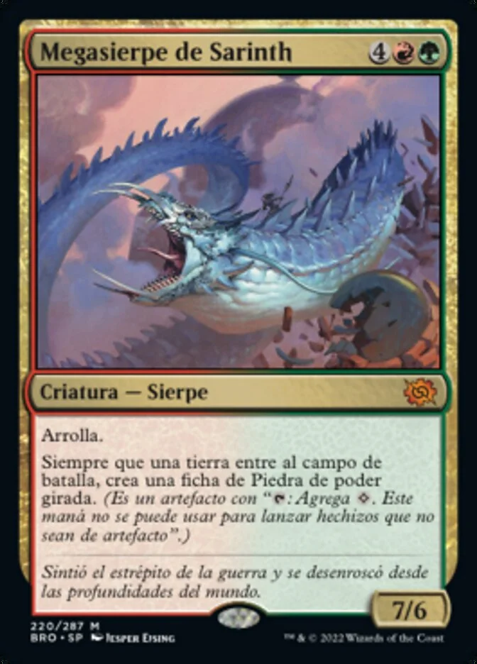 Megasierpe de Sarinth (The Brothers' War) - Magic: The Gathering in TCG Land México