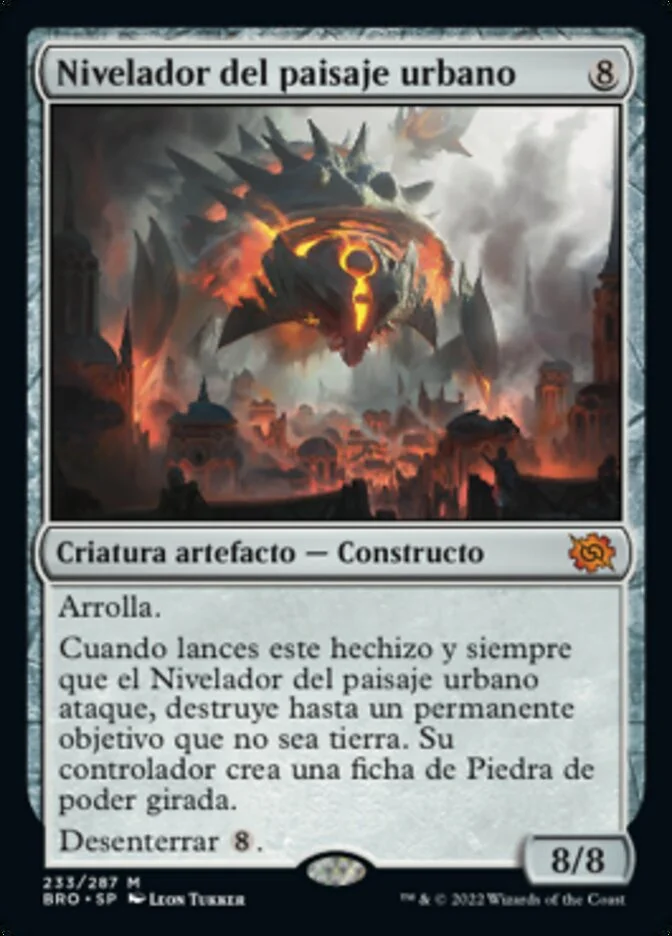 Nivelador del paisaje urbano (The Brothers' War) - Magic: The Gathering in TCG Land México