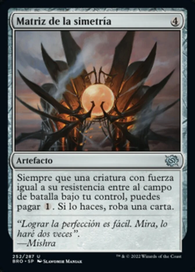 Matriz de la simetría (The Brothers' War) - Magic: The Gathering in TCG Land