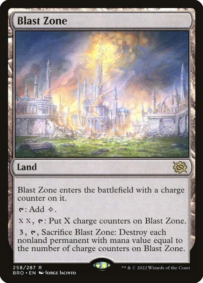 Blast Zone (The Brothers' War) - Magic: The Gathering in TCG Land