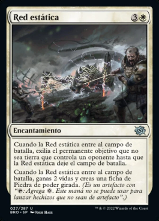 Red estática (The Brothers' War) - Magic: The Gathering in TCG Land México