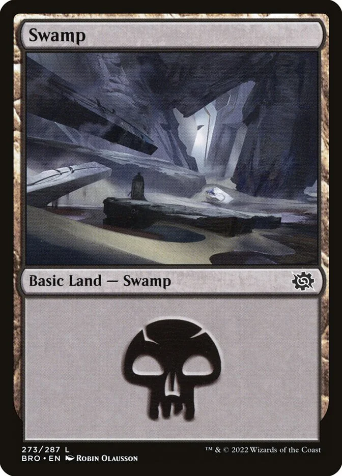 Swamp (The Brothers' War) - Magic: The Gathering in TCG Land