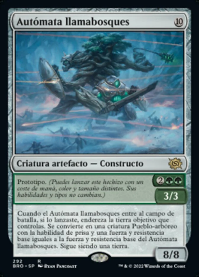 Autómata llamabosques (The Brothers' War) - Magic: The Gathering in TCG Land México
