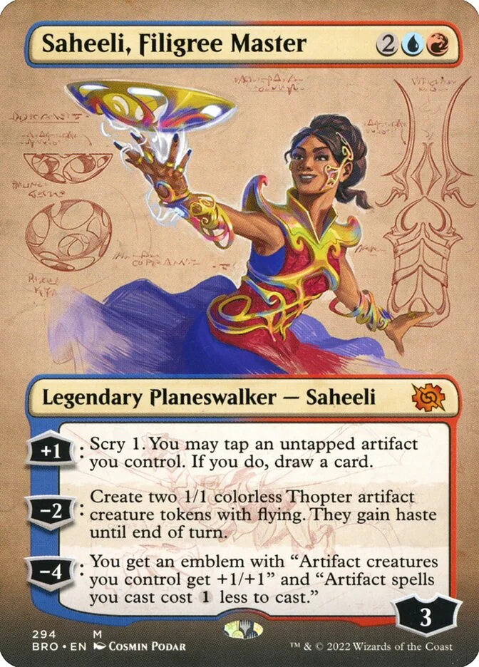 Saheeli, Filigree Master (The Brothers' War) - Magic: The Gathering in TCG Land