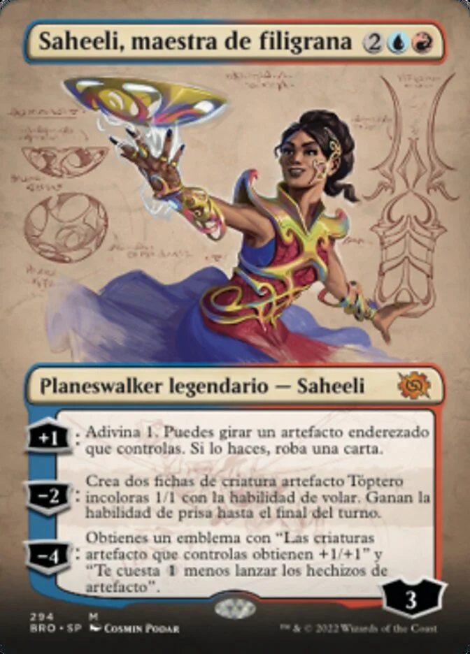 Saheeli, maestra de filigrana (The Brothers' War) - Magic: The Gathering in TCG Land México