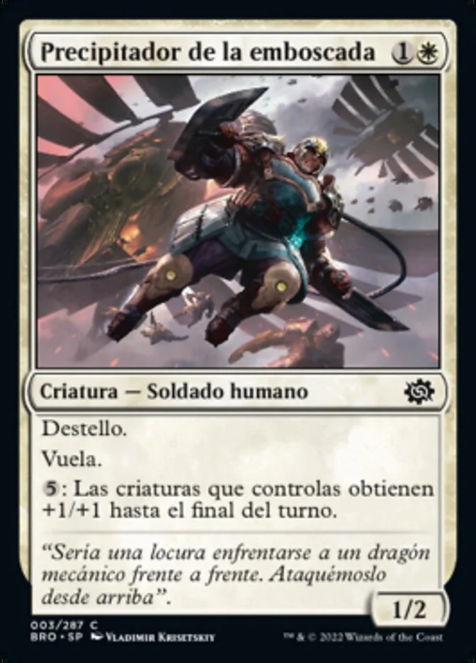 Precipitador de la emboscada (The Brothers' War) - Magic: The Gathering in TCG Land México
