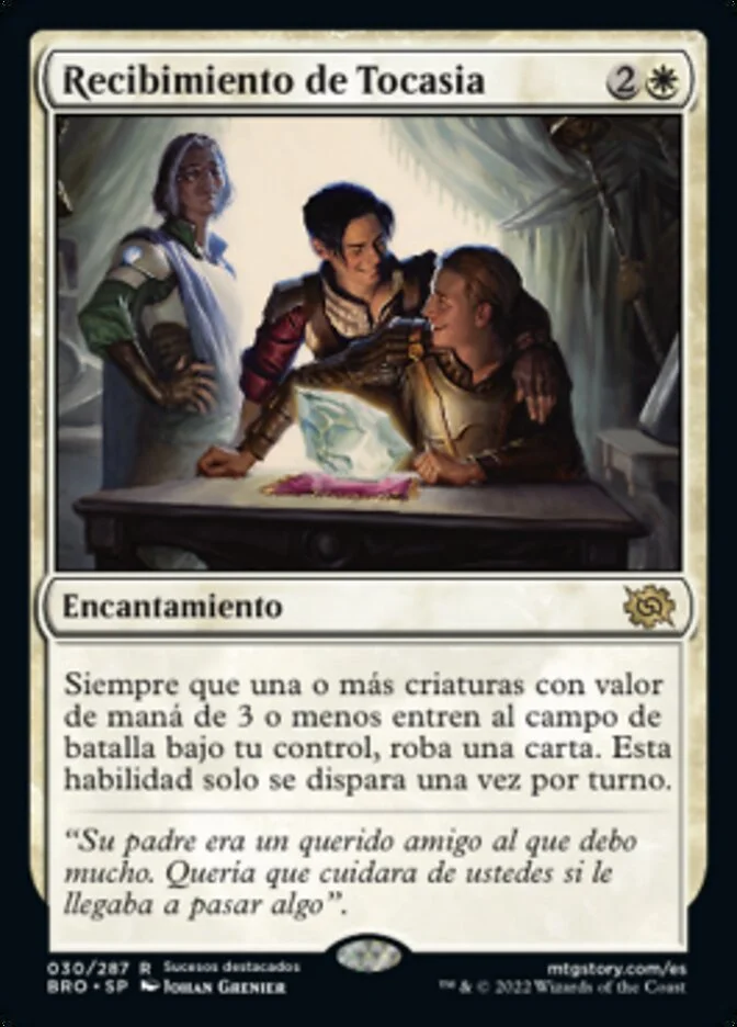 Recibimiento de Tocasia (The Brothers' War) - Magic: The Gathering in TCG Land México